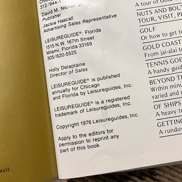 2 - 70’s Vintage Guide Books Coffee Table Florida Gold Coast Miami - Picture 7 of 9